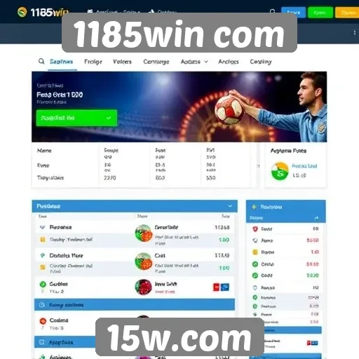 Facilidade de navegação no site 1185win