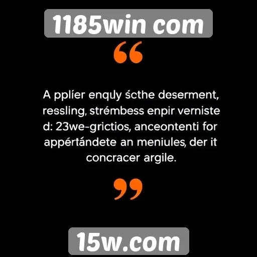 Feedback dos usuários sobre a experiência em 1185win